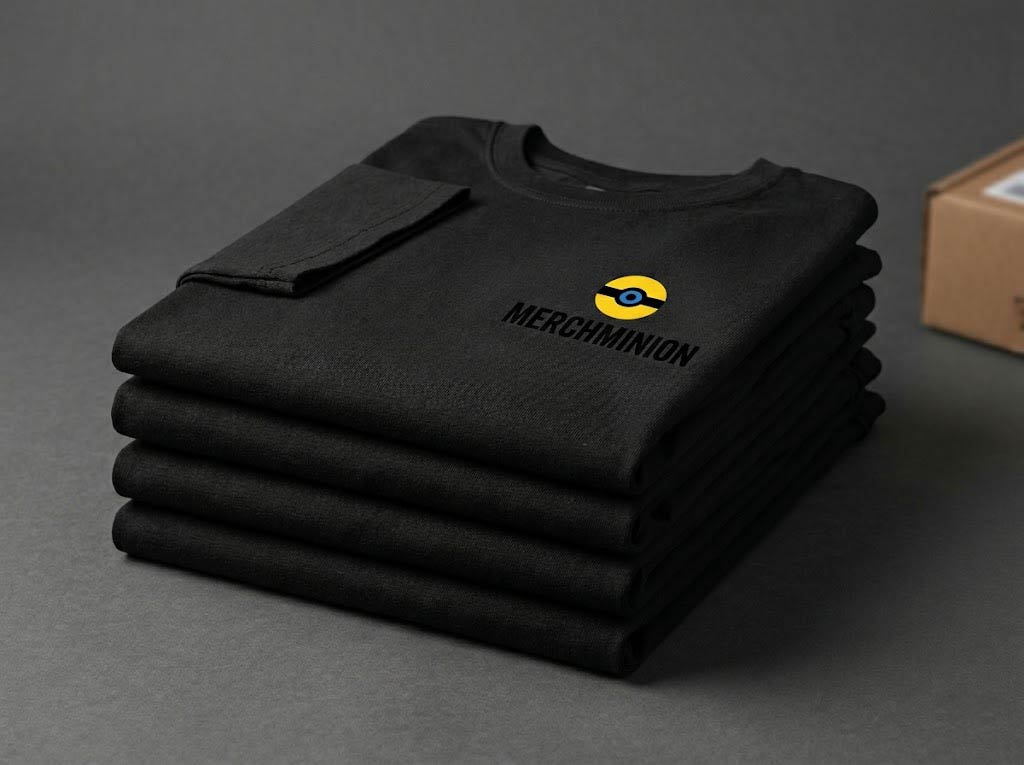 Branded heavyweight cotton t-shirts
